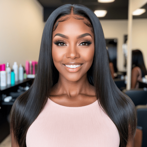 Natural Straight Hair | 100% Virgin Remy | Natural Hair And Straight Weave | Black Natural Straight Hair |
